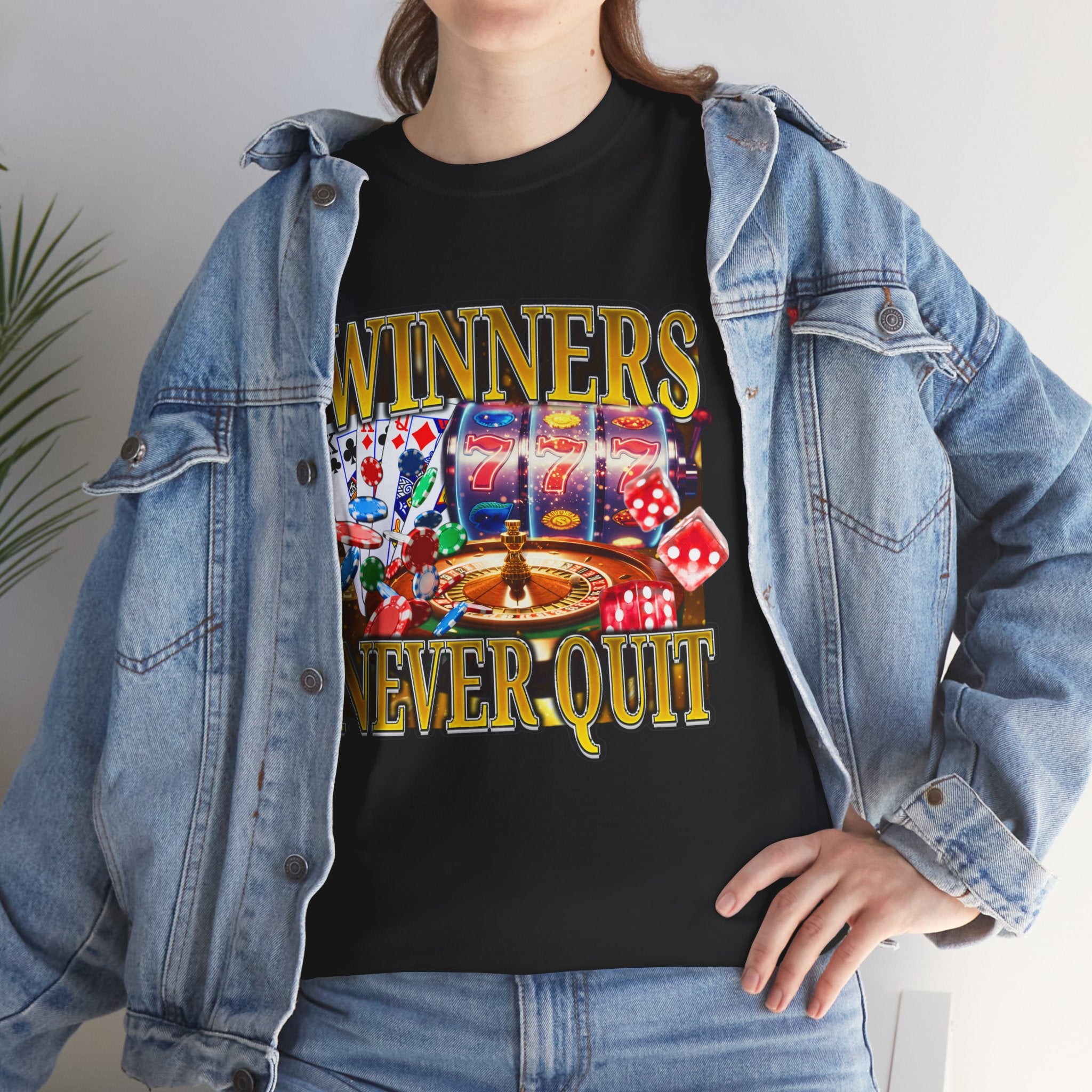WINNERS NEVER QUIT SHIRT