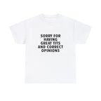 GREAT TITS AND OPINIONS SHIRT
