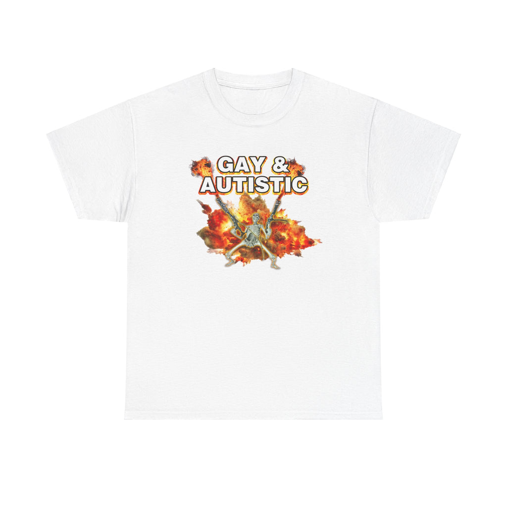 Gay And Autistic Skeleton Shirt