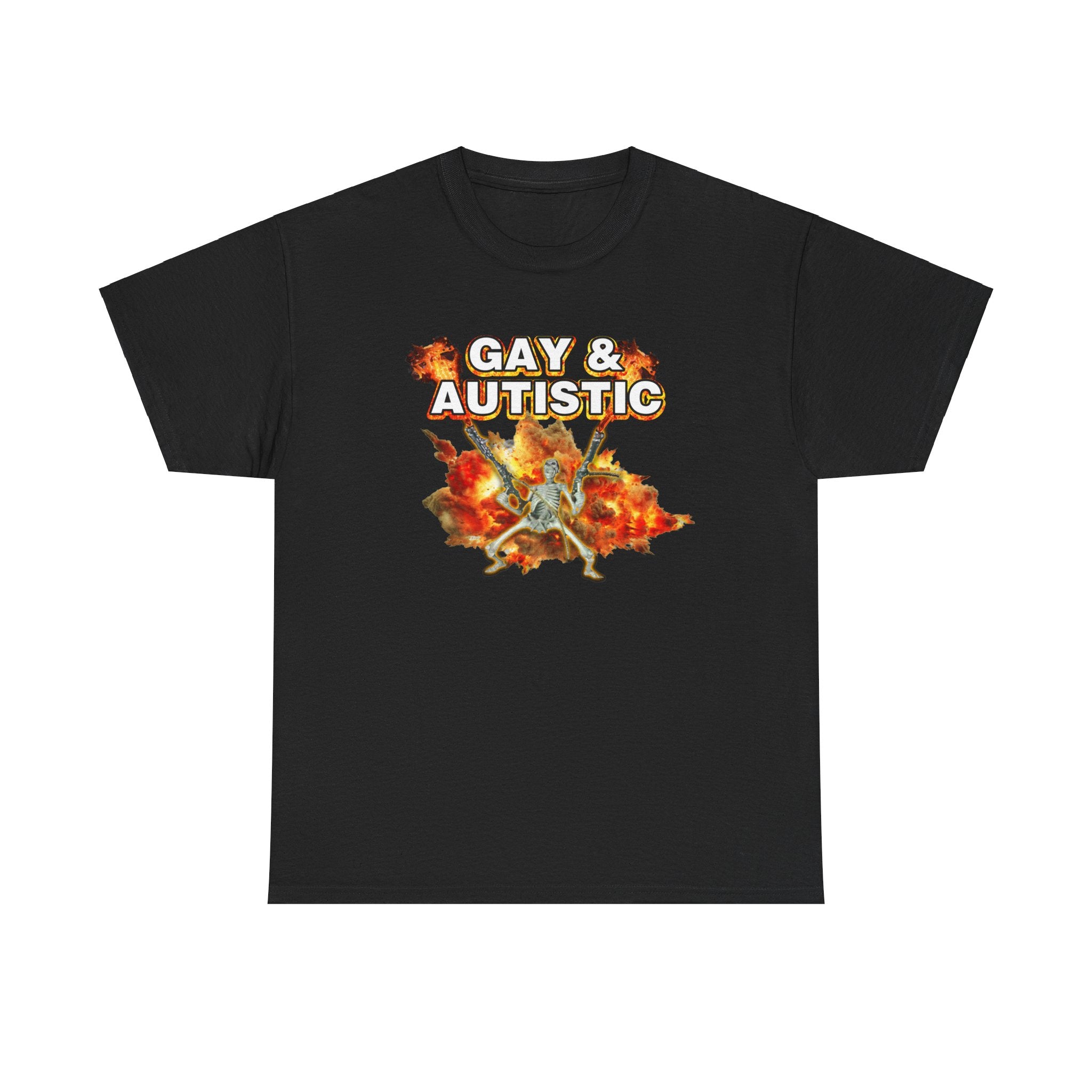 GAY AND AUTISTIC SKELETON SHIRT