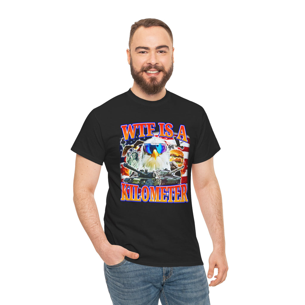 WTF IS A KILOMETER USA SHIRT