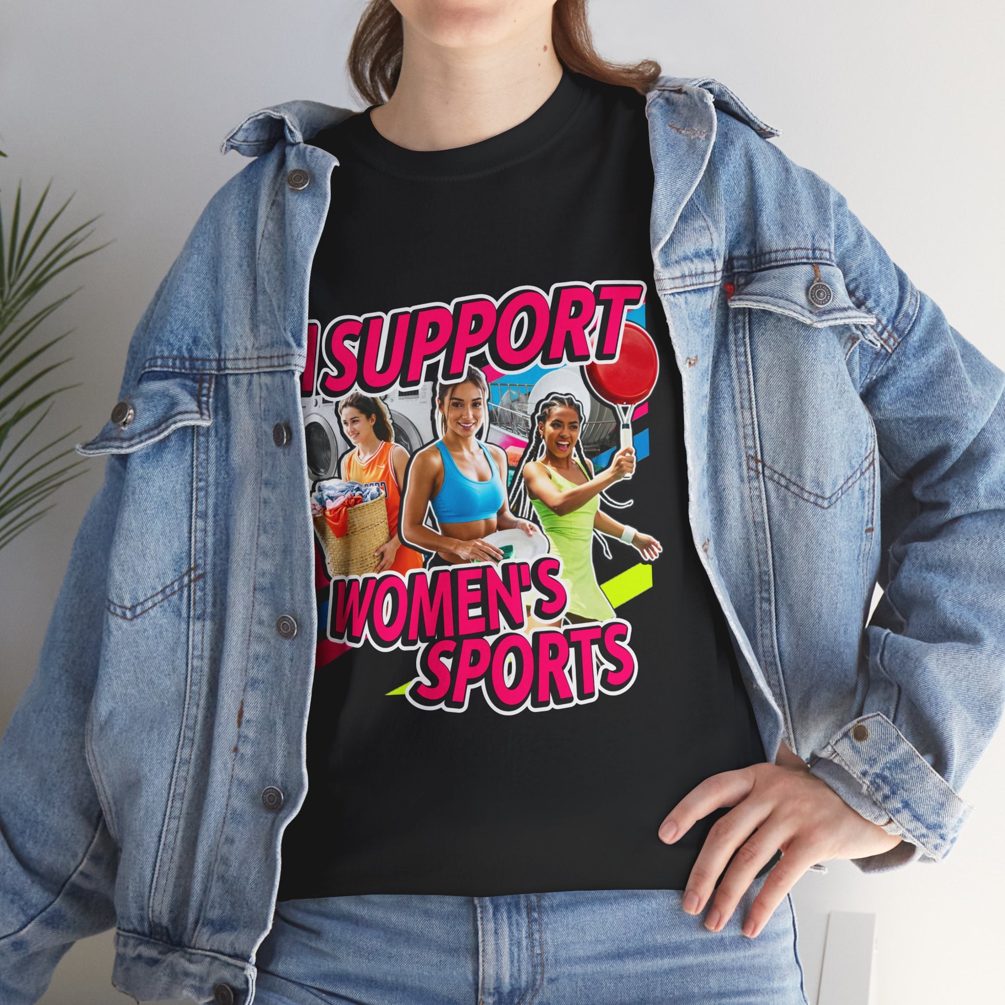 I SUPPORT WOMEN'S SPORTS SHIRT