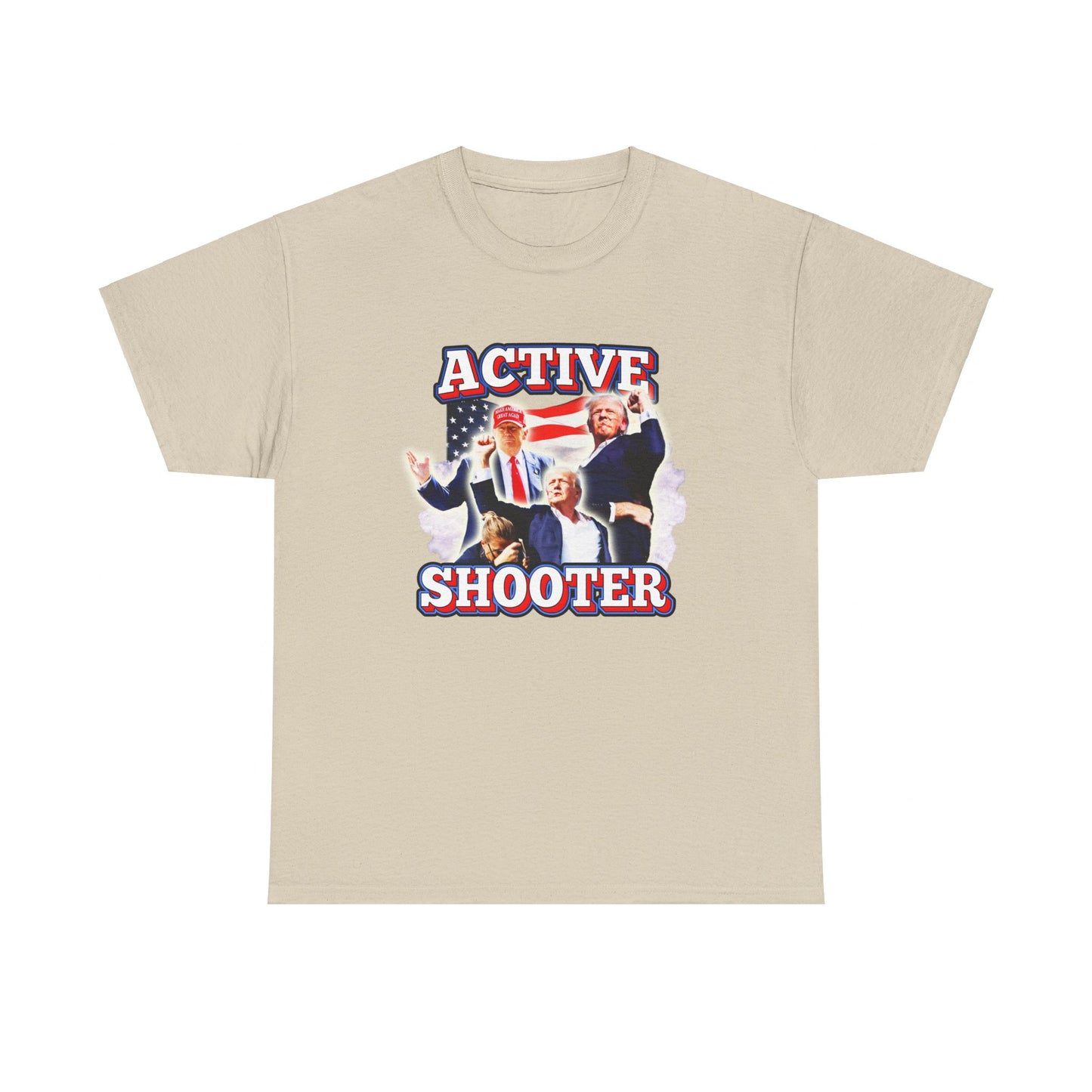 ACTIVE SHOOTER TRUMP SHIRT