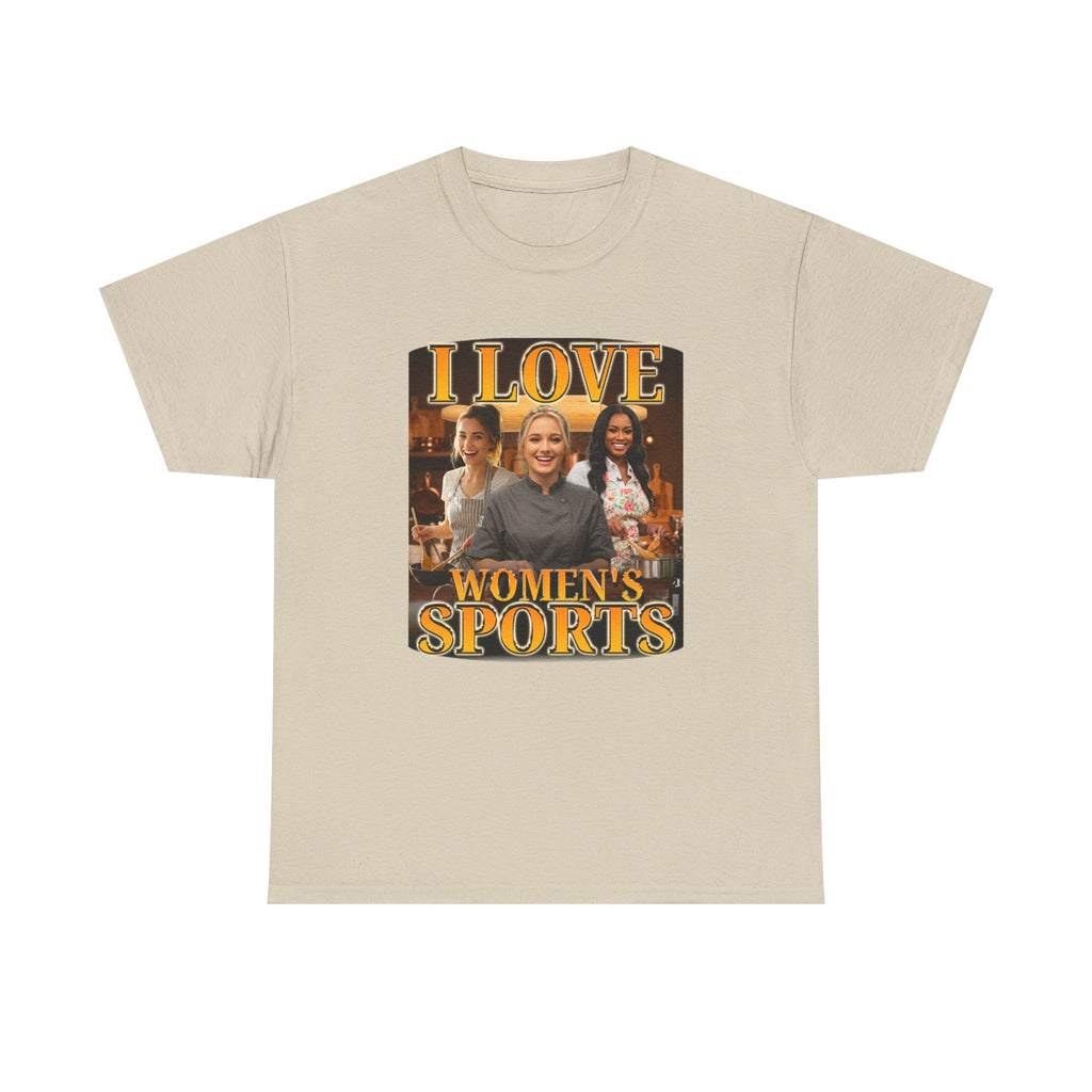 I LOVE WOMEN'S SPORTS SHIRT