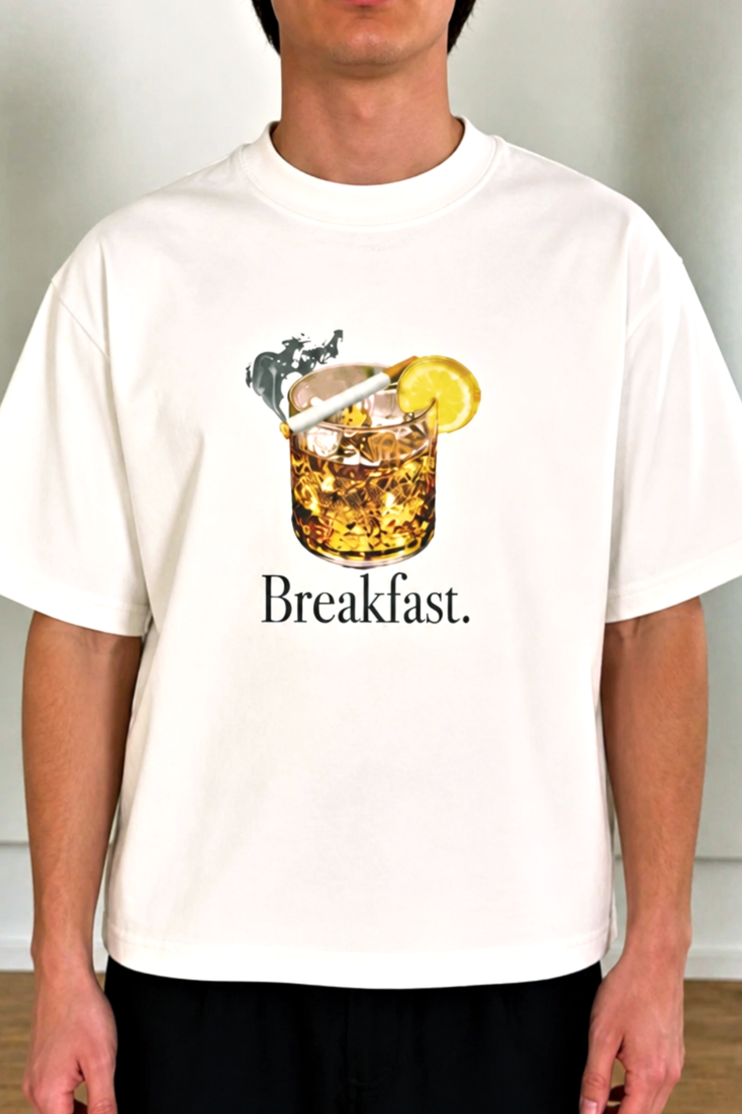 Breakfast Alcohol And Cigarette Shirt