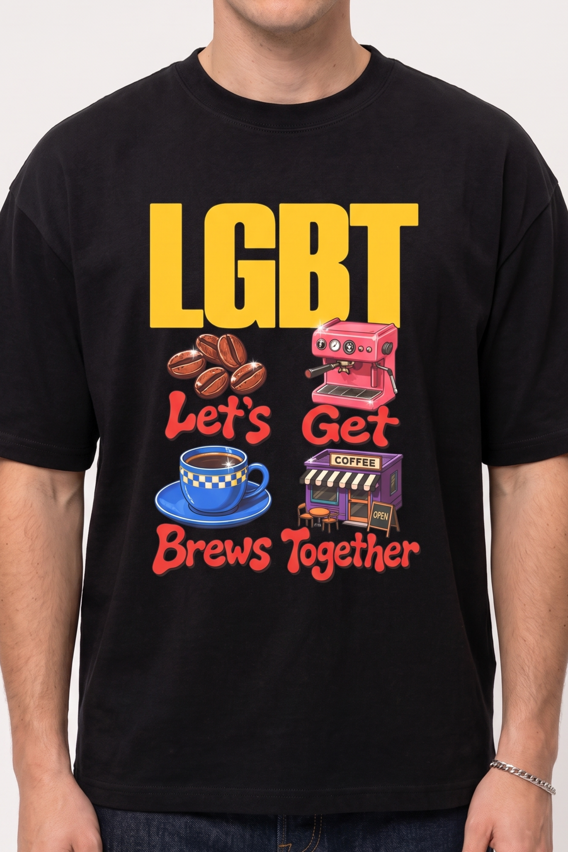 LGBT Let's Get Brews Together Shirt