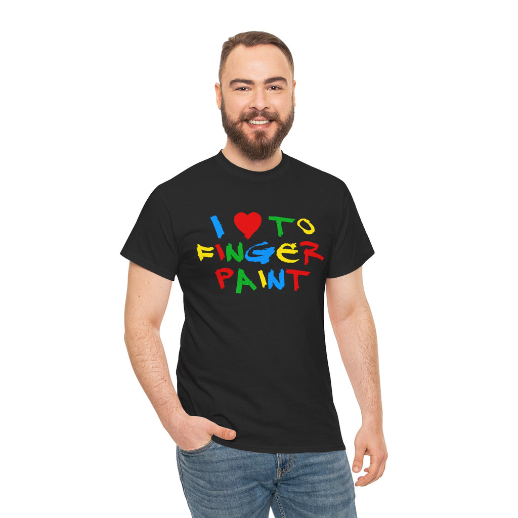 I LOVE TO FINGER PAINT SHIRT