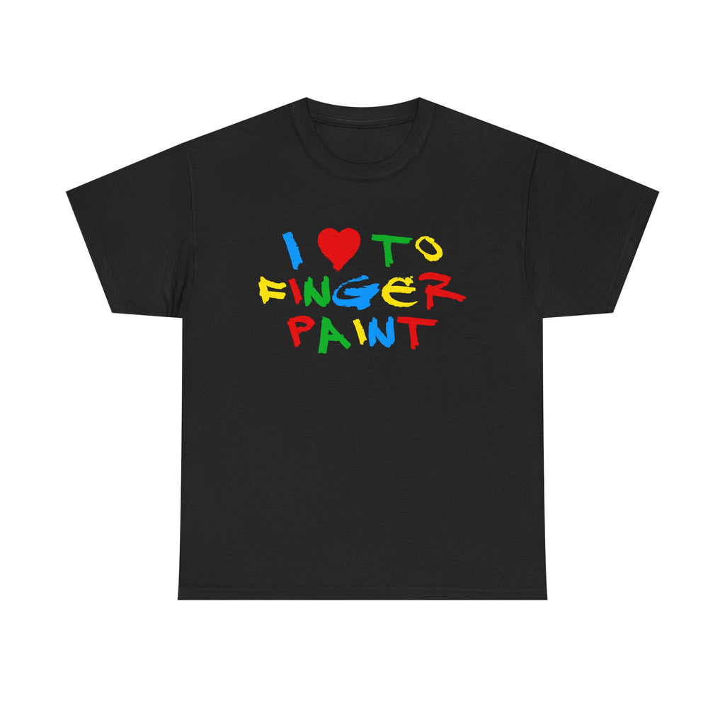 I LOVE TO FINGER PAINT SHIRT