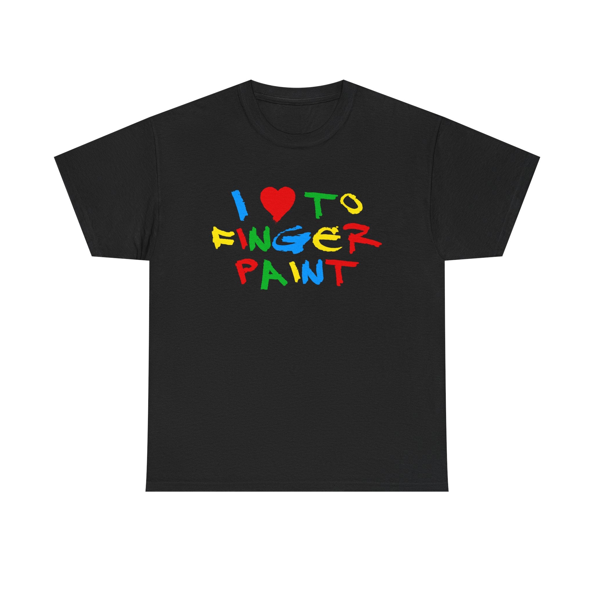 I LOVE TO FINGER PAINT SHIRT