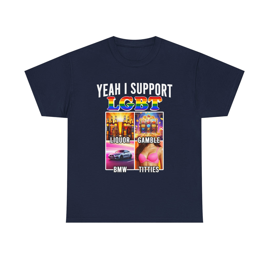 Yeah I Support Lgbt Shirt