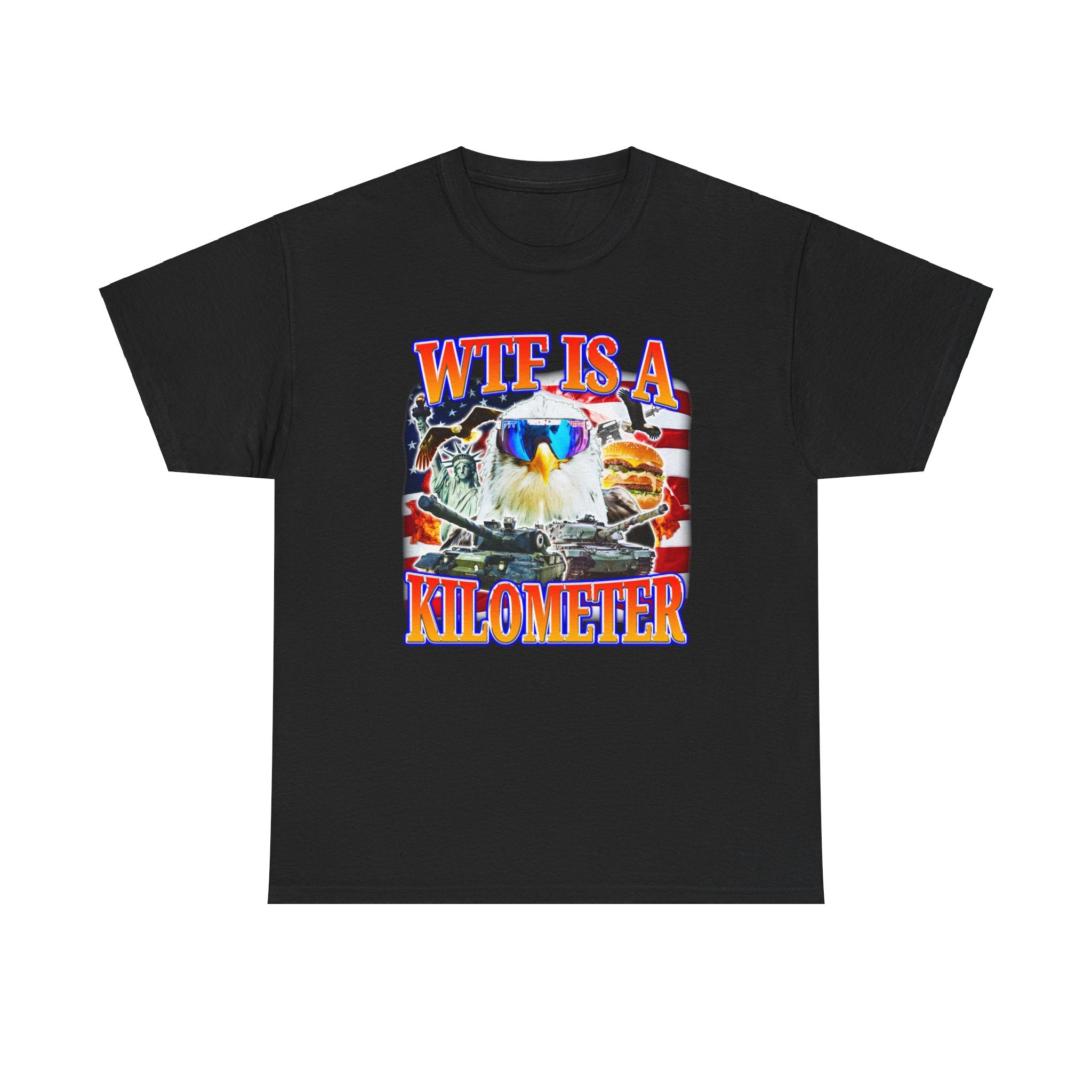 WTF IS A KILOMETER USA SHIRT
