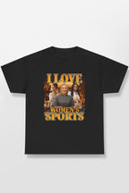 I LOVE WOMEN'S SPORTS SHIRT