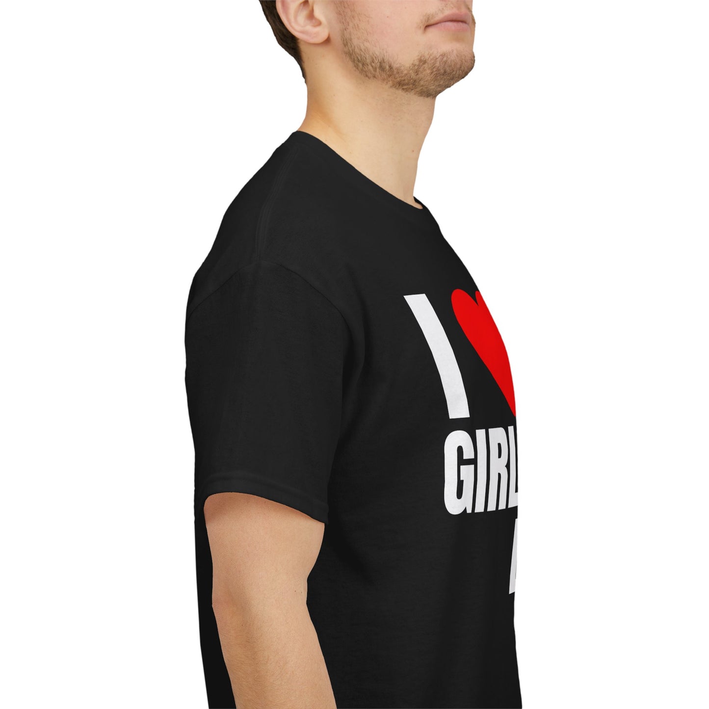 I LOVE HEART MY GIRLFRIEND'S BUSH SHIRT