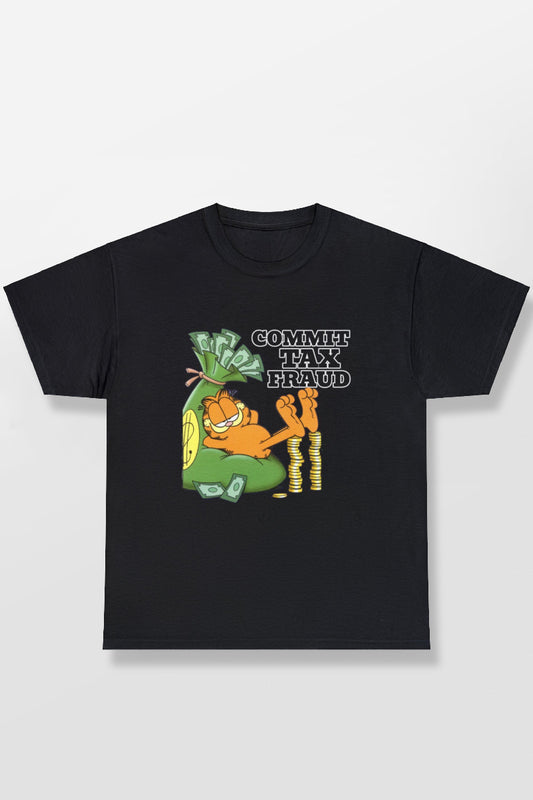 GARFIELD TAX FRAUD SHIRT