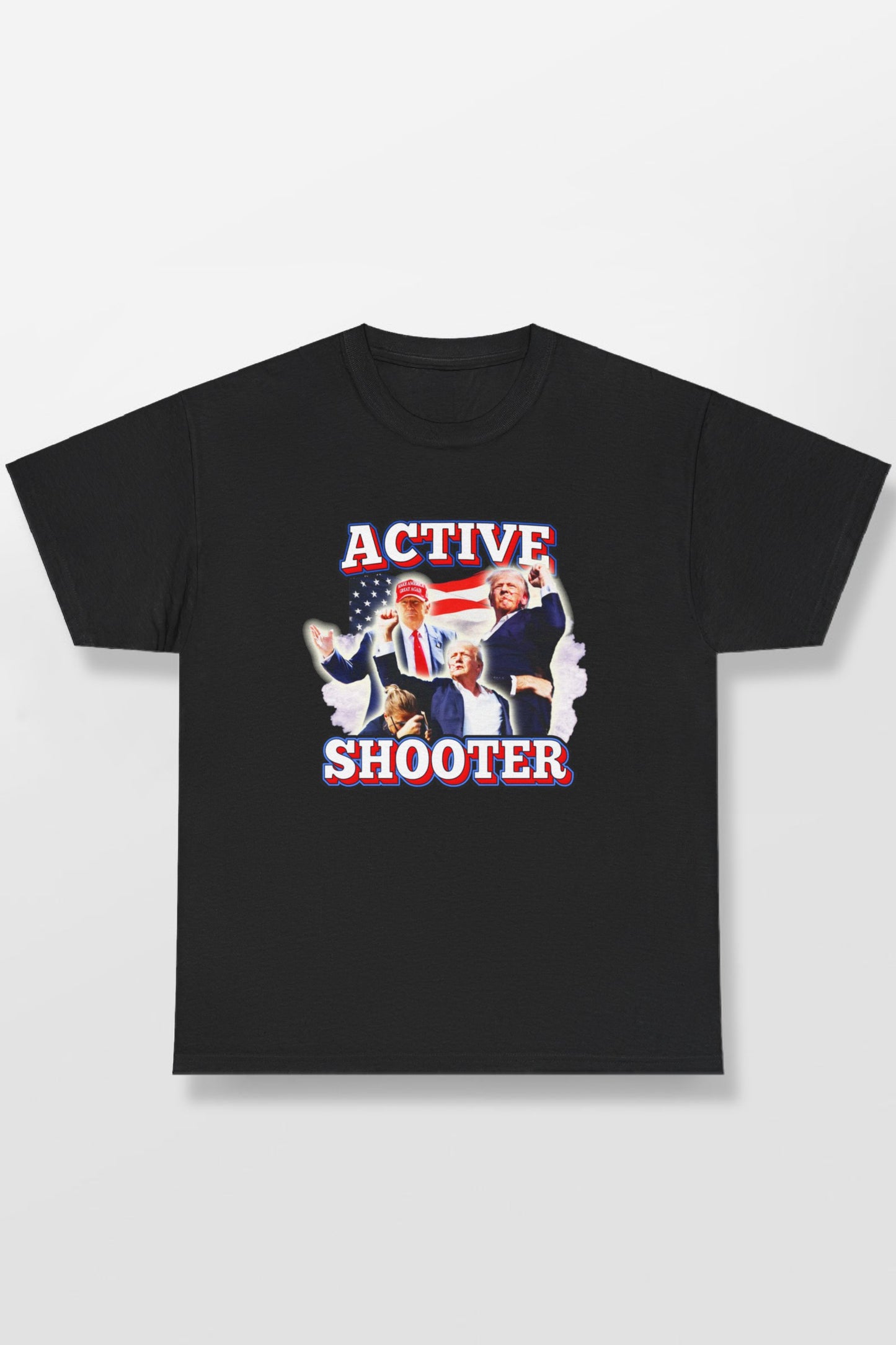 ACTIVE SHOOTER TRUMP SHIRT