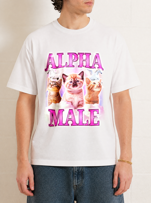 Alpha Male Cat Rainbow Unicorn Shirt