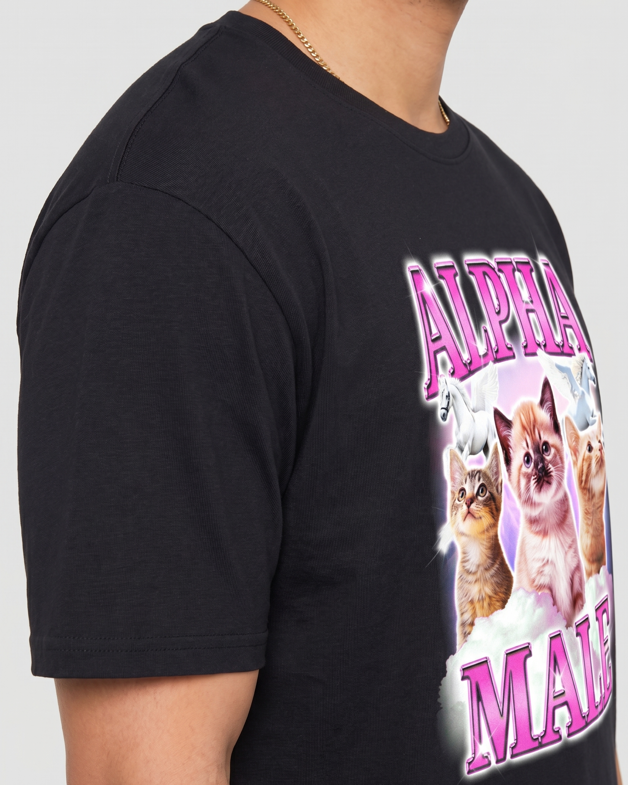 ALPHA MALE CAT RAINBOW UNICORN SHIRT