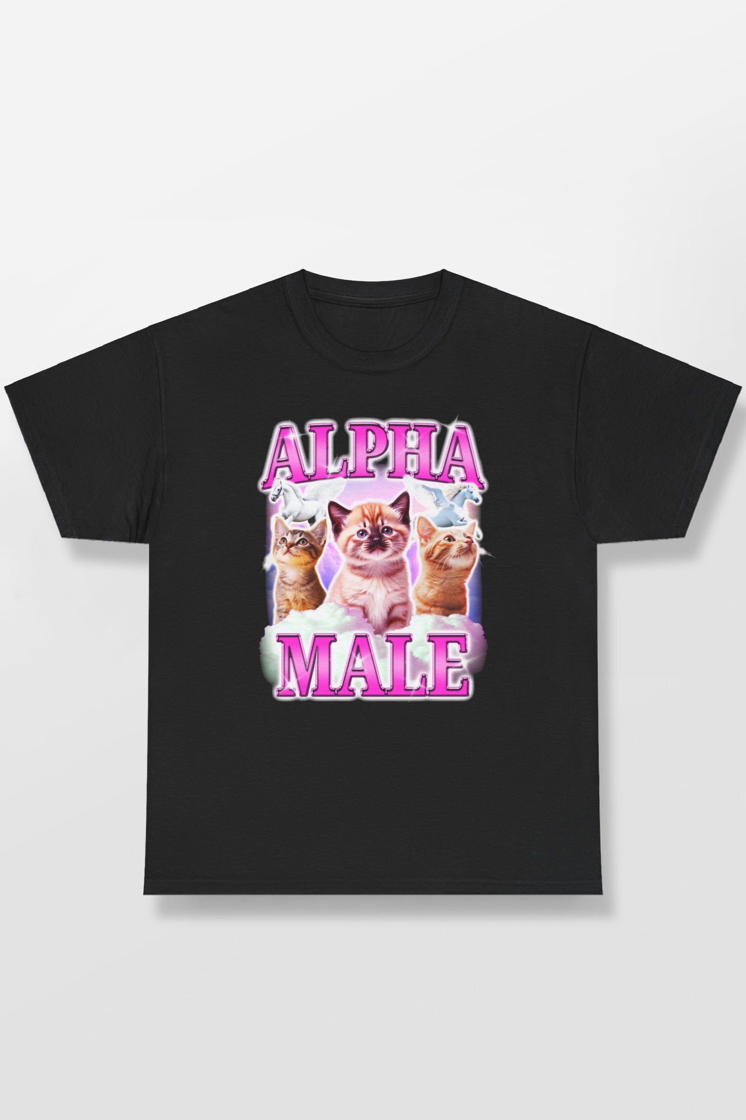 ALPHA MALE CAT RAINBOW UNICORN SHIRT