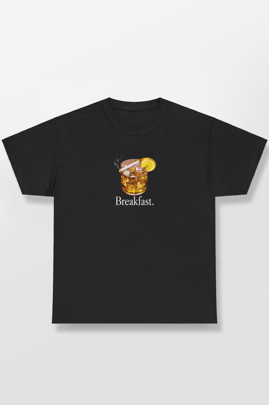 BREAKFAST ALCOHOL AND CIGARETTE SHIRT