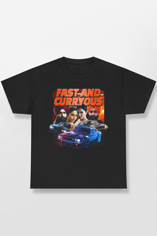 FAST AND CURRYOUS FURIOUS INDIAN SHIRT