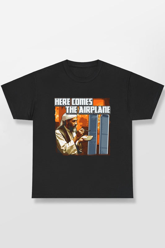 HERE COMES THE AIRPLANE SHIRT