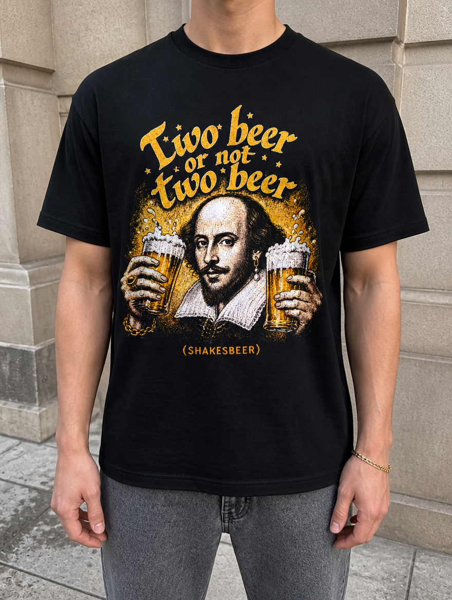 Two Beer or Not Two Beer Shakesbeer Shirt