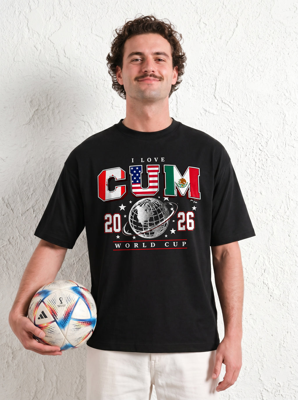 I LOVE CUM WORLD CUP SHIRT
