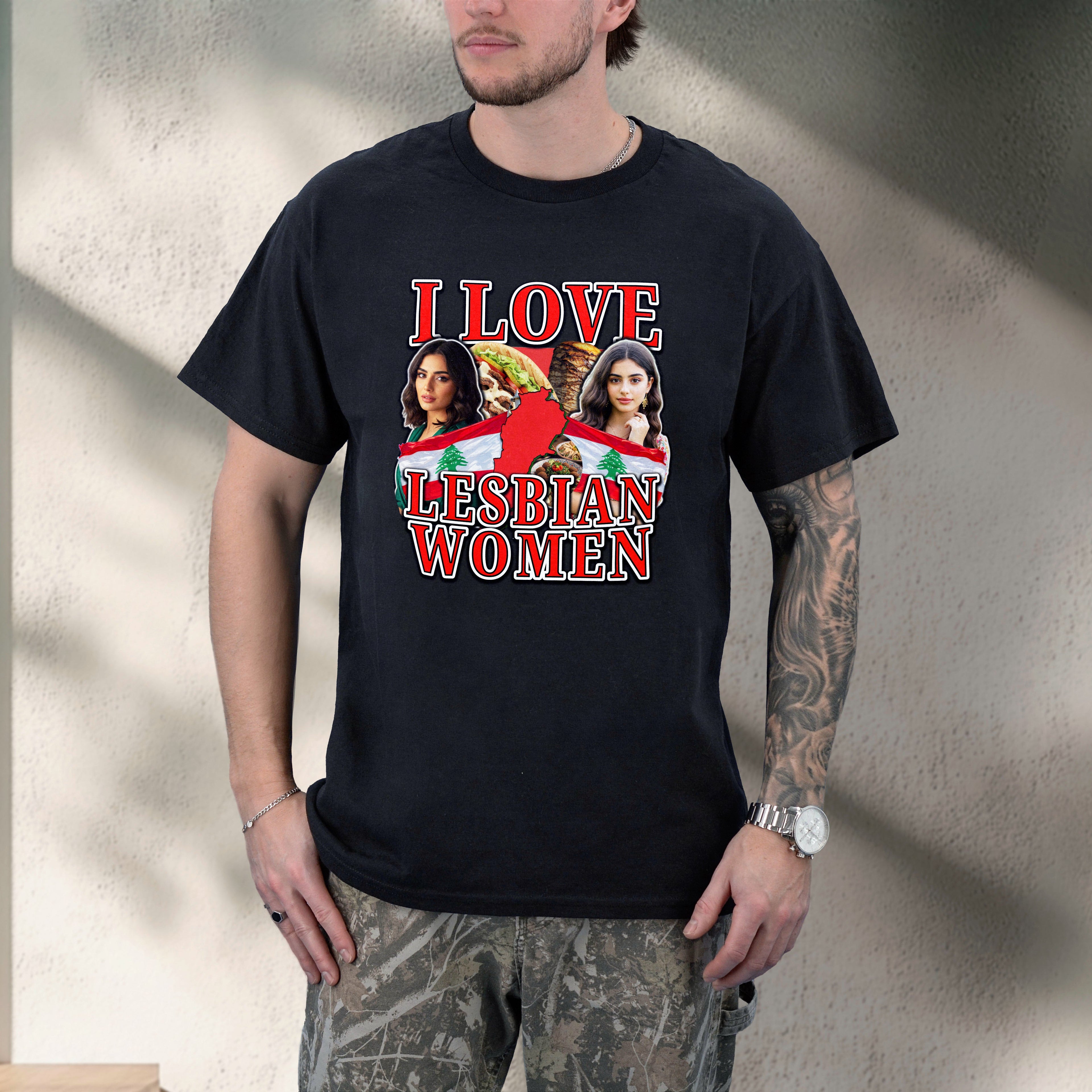 I LOVE LESBIAN WOMEN SHIRT