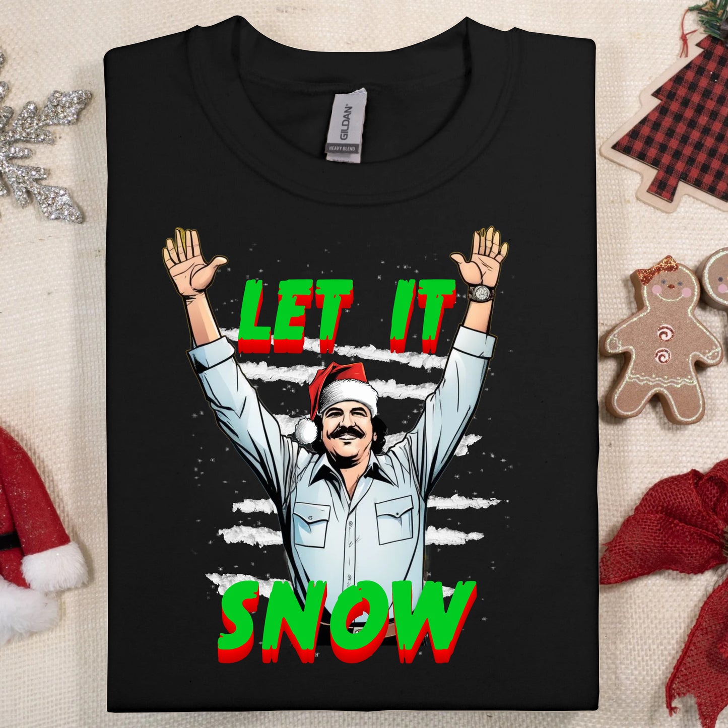 LET IT SNOW PABLO ESCOBAR SHIRT