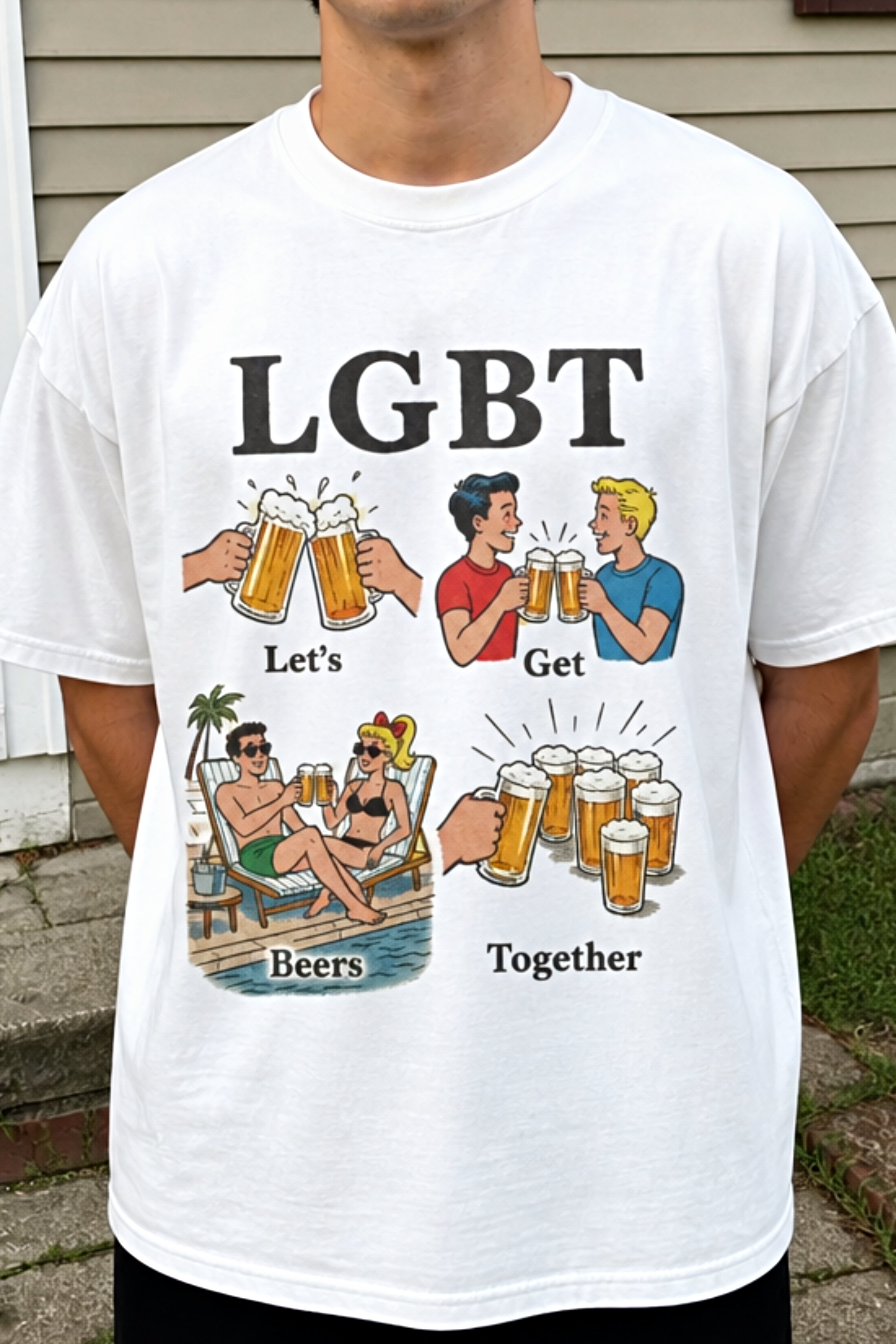 LGBT Let’s Get Beers Together Shirt