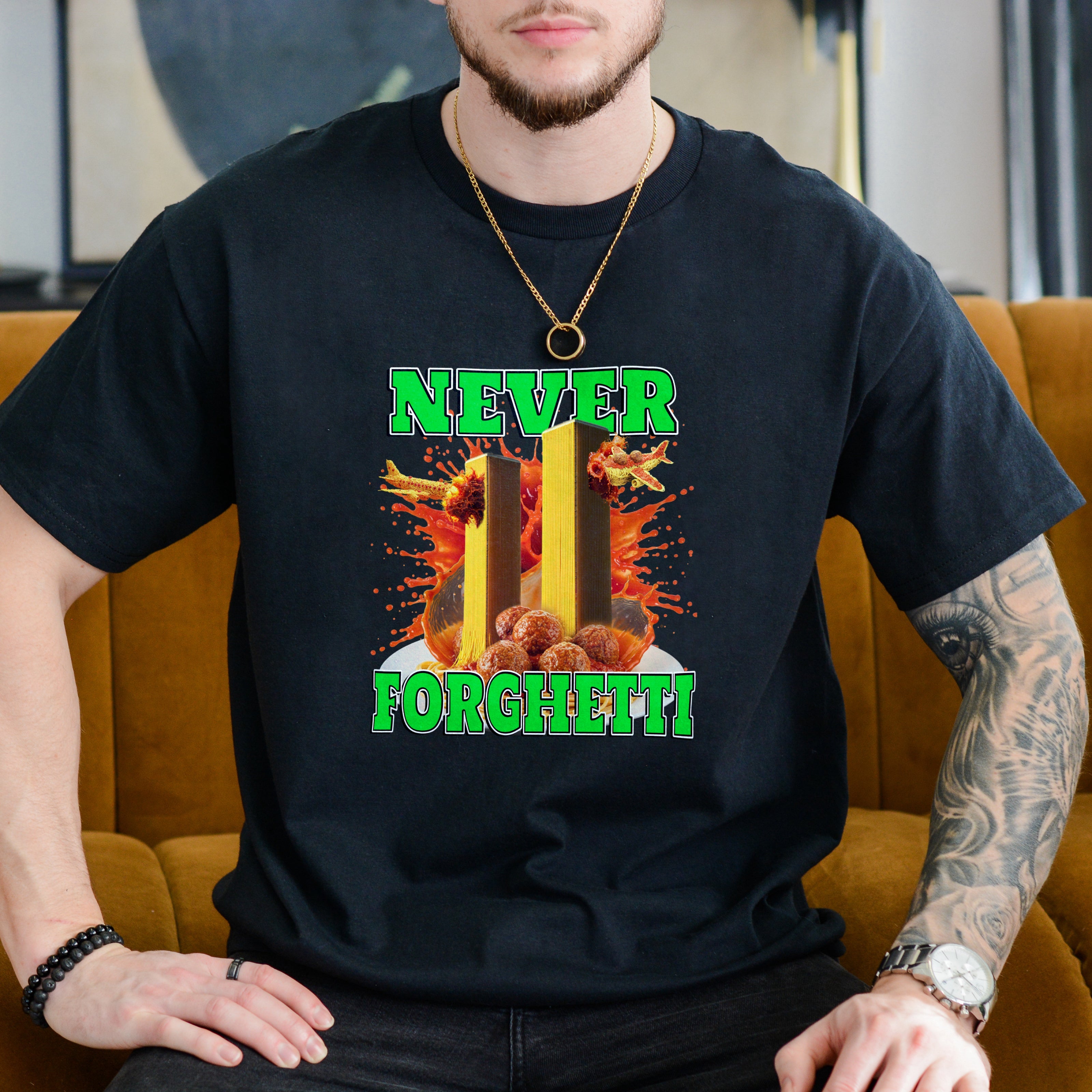 NEVER FORGHETTI SHIRT