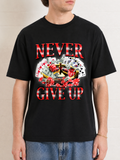 Never Give Up Gambling Shirt