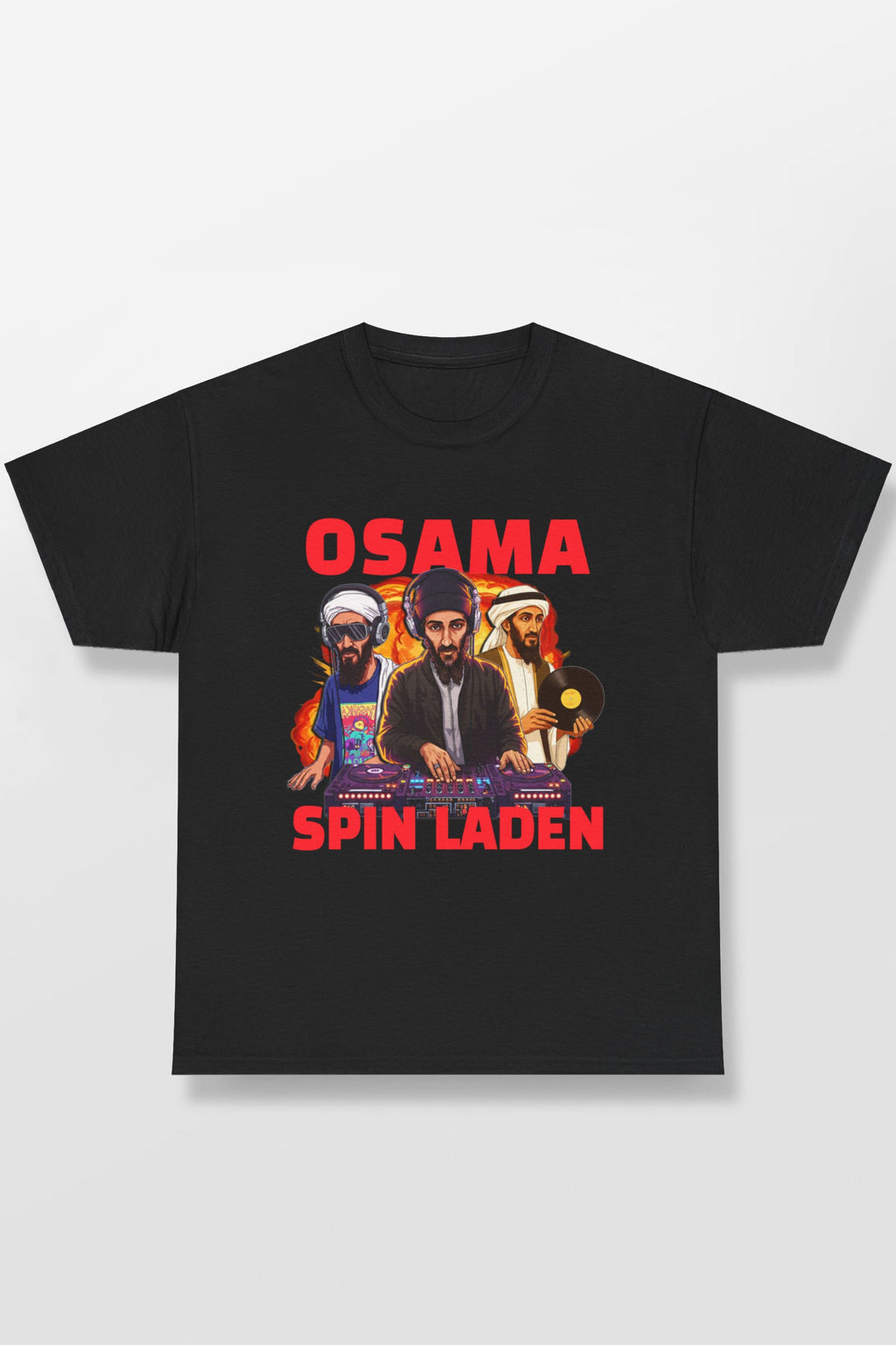 OSAMA SPIN LADEN DJ SHIRT