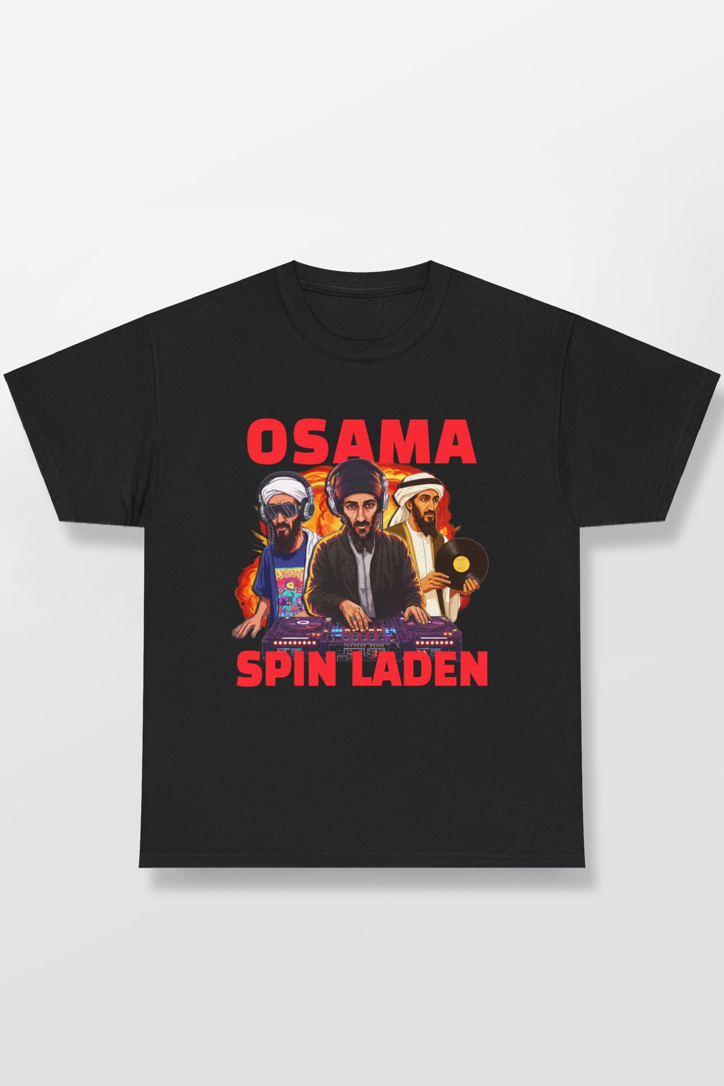 OSAMA SPIN LADEN DJ SHIRT