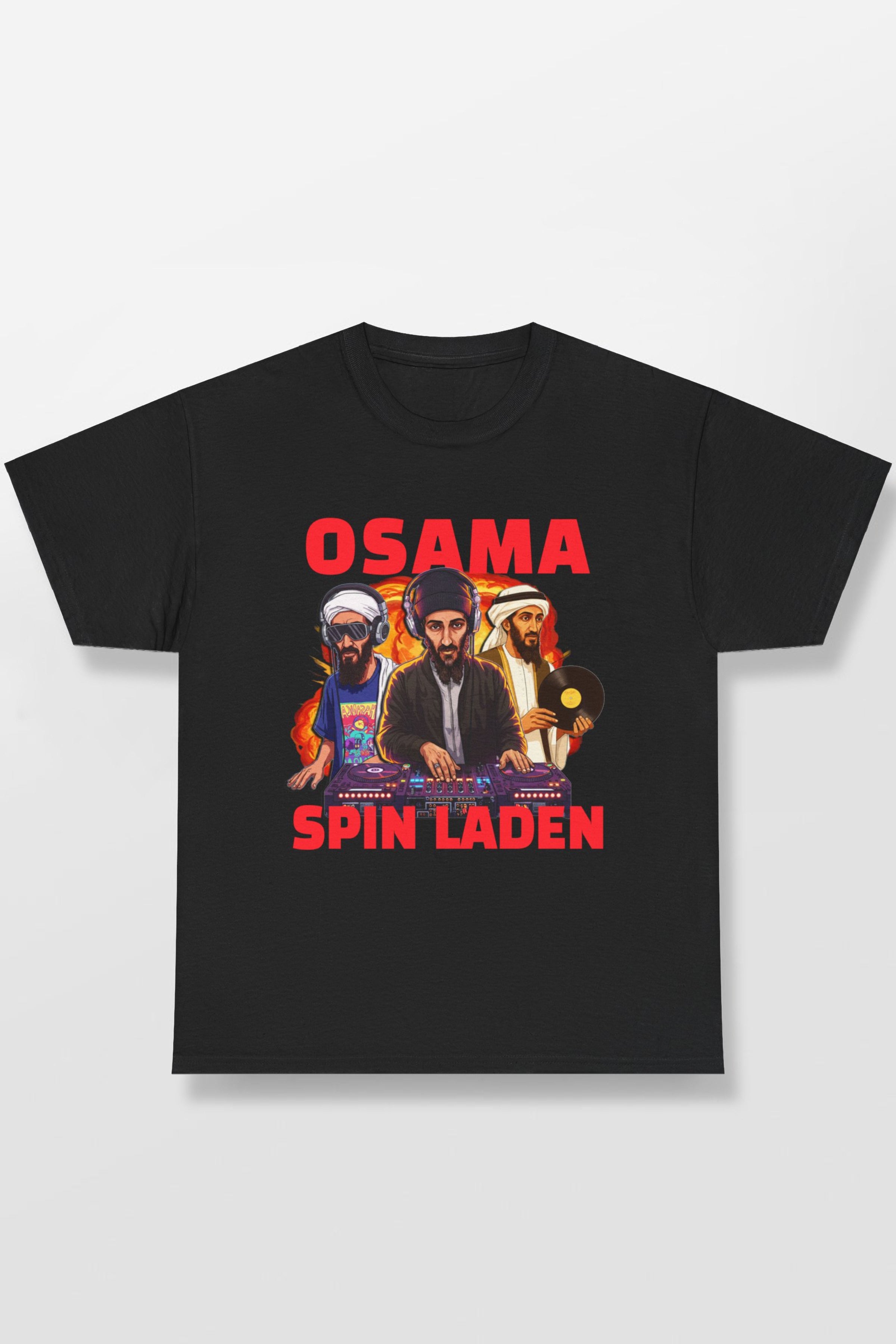 OSAMA SPIN LADEN DJ SHIRT