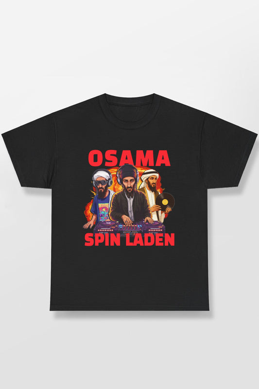 OSAMA SPIN LADEN DJ SHIRT