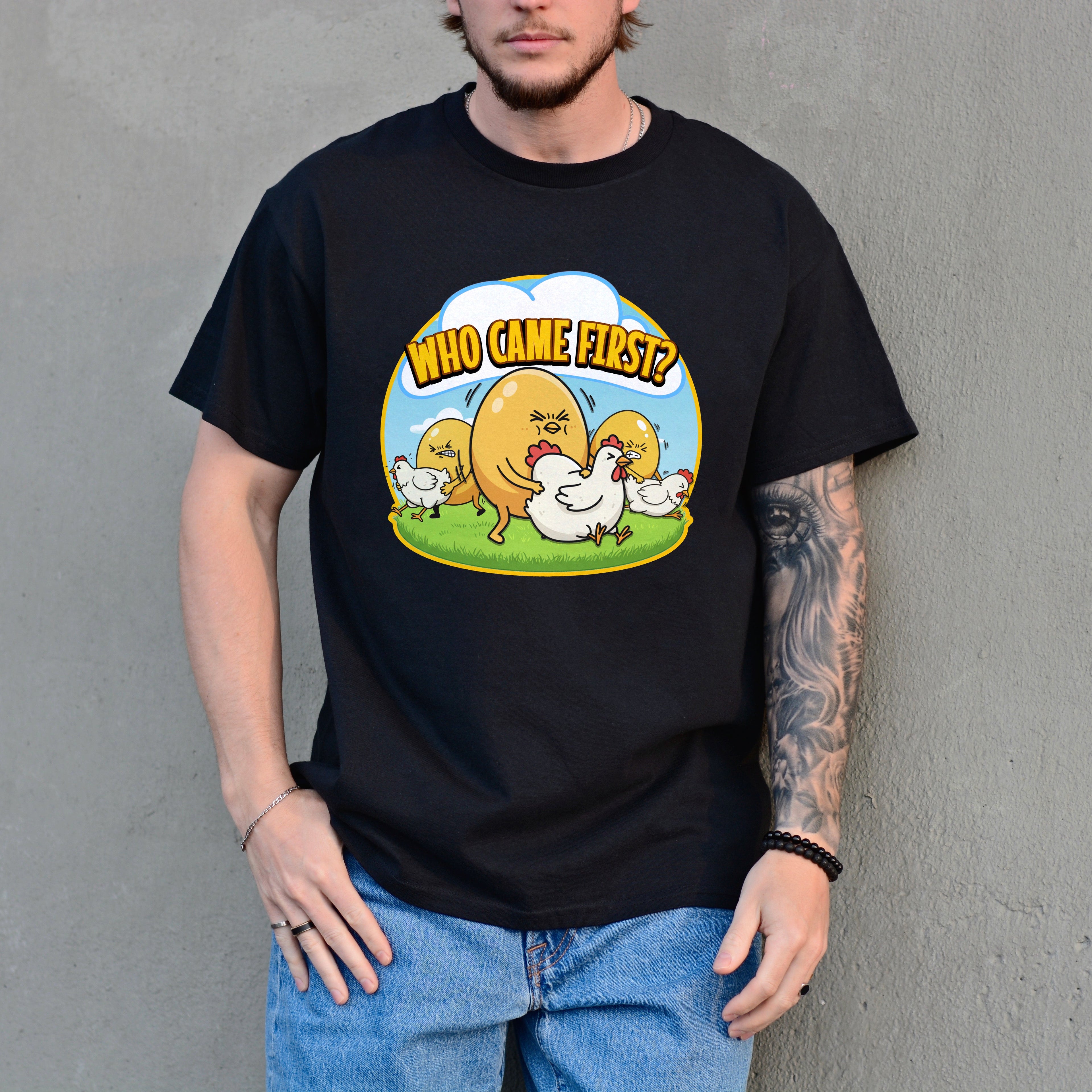 WHO CAME FIRST SHIRT